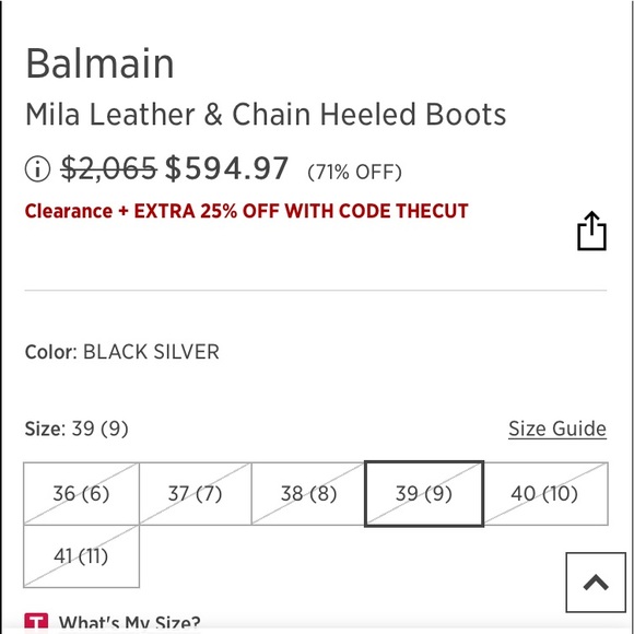 Balmain boots with chain - Picture 6 of 8